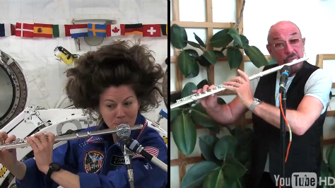 Dueto flautas astronautas