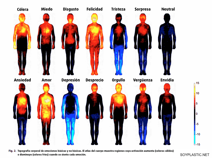 El atlas corporal de las emociones