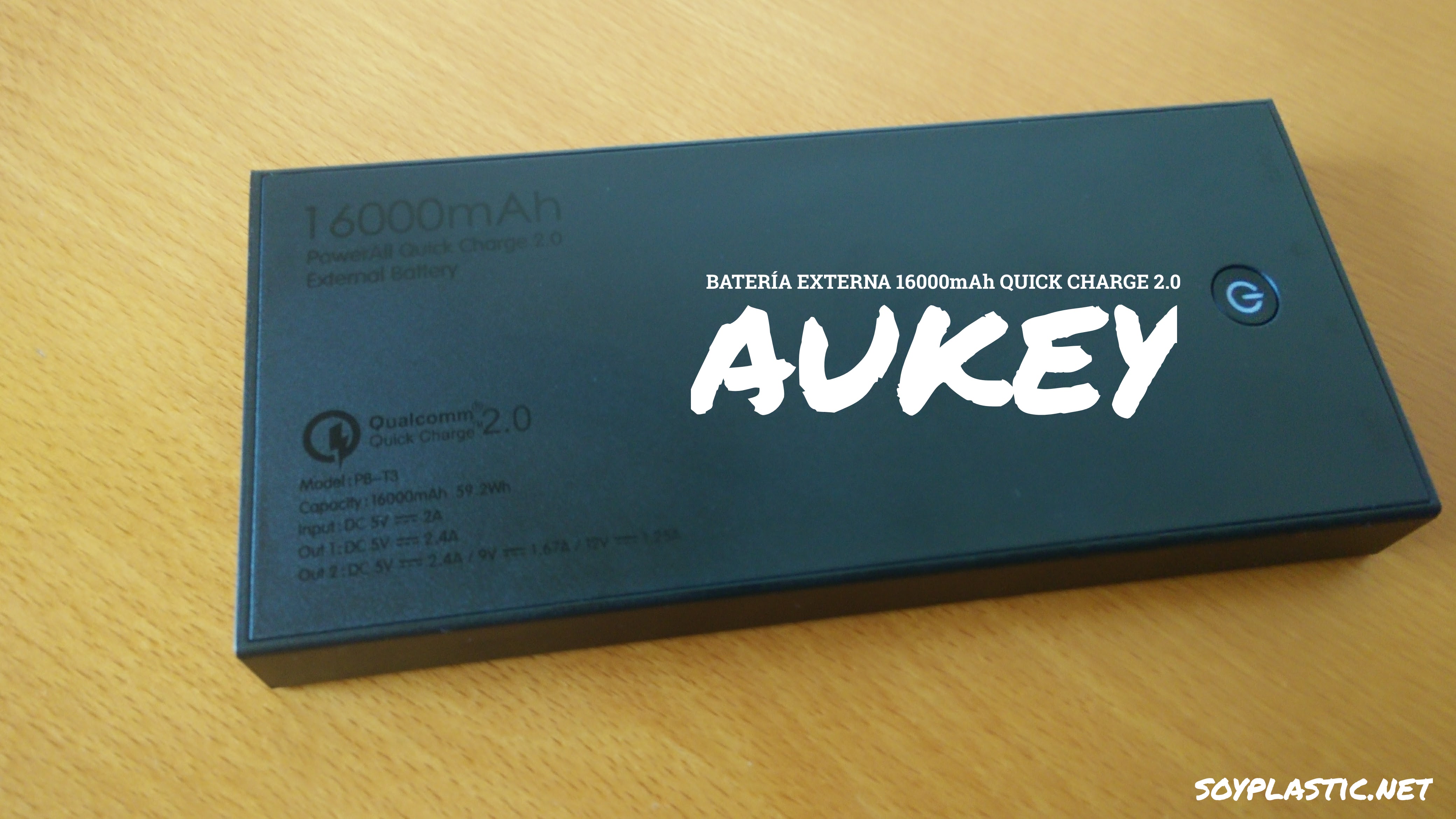 Análisis: Aukey PB-T3-AYES Batería externa 16000mAh